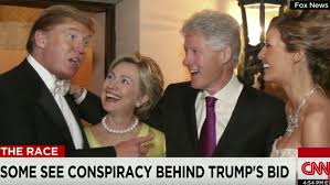 Clinton en Trump