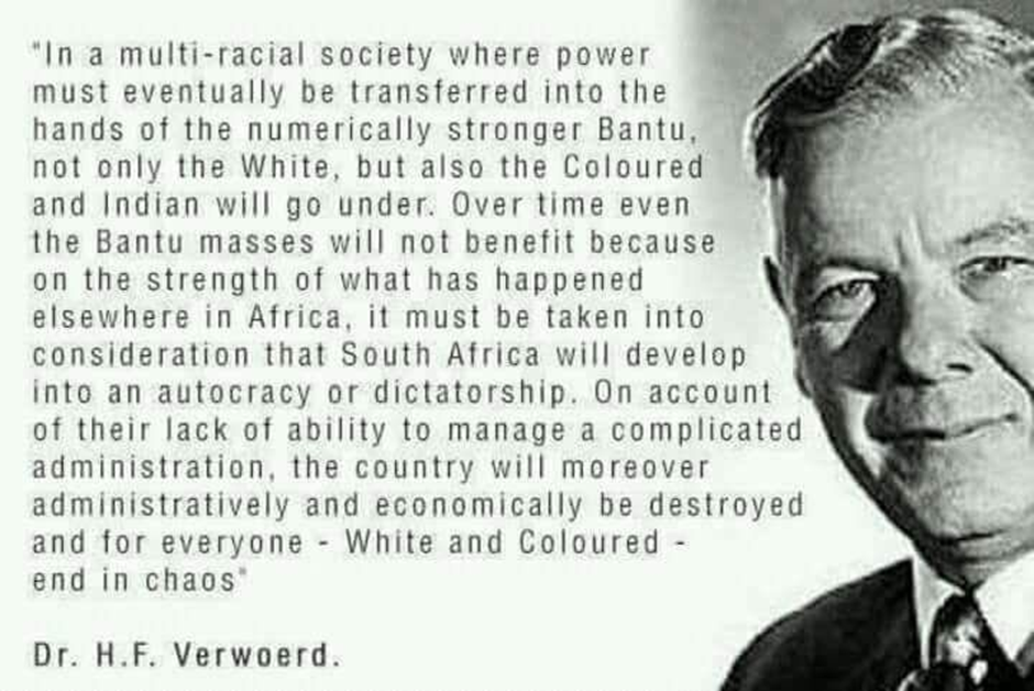 DIE WYSHEID VAN DR. VERWOERD