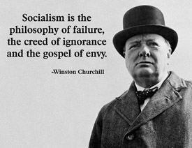 Winston churchill socialism