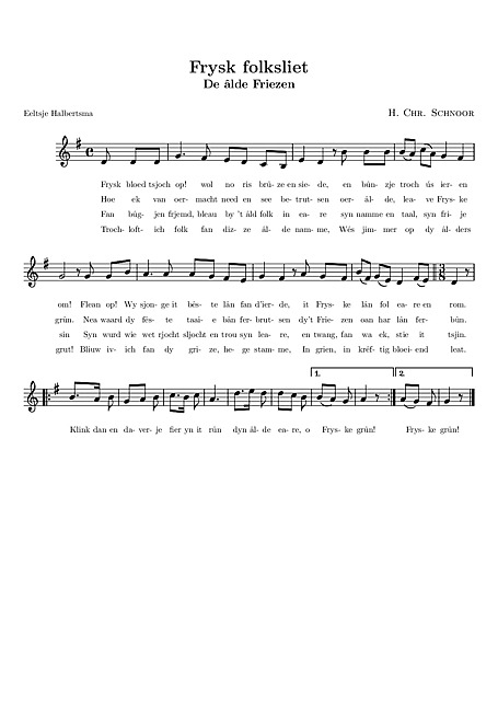 frysk folksliet