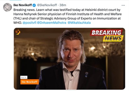 Finse joernalis wat erkenning bekend maak