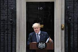 Boris Johnson bedanking