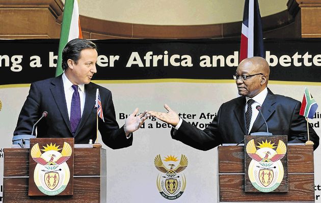 David Cameron en Zuma