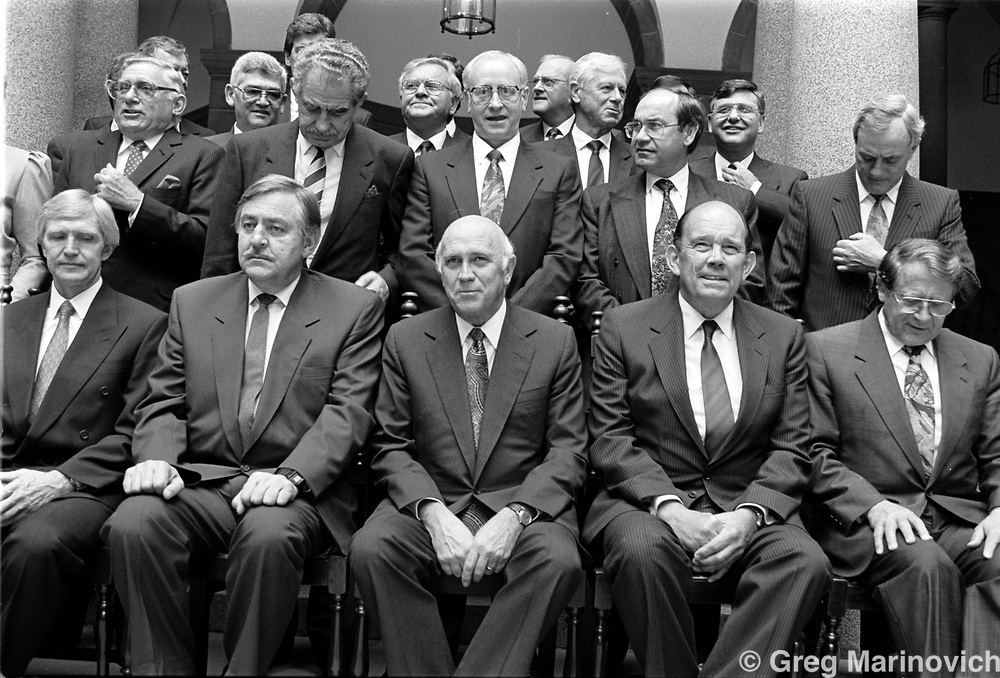 De Klerk en sy kabinet