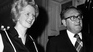 Kissinger en Thatcher